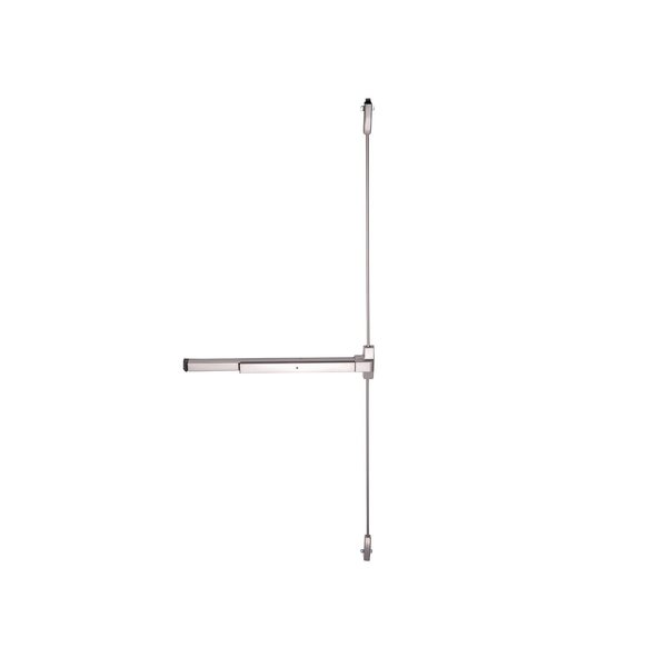 Trans Atlantic Co. VR531 Series Aluminum Grade 1 Commercial 36 in. Surface Vertical Rod Panic Exit Device ED-VR531-AL